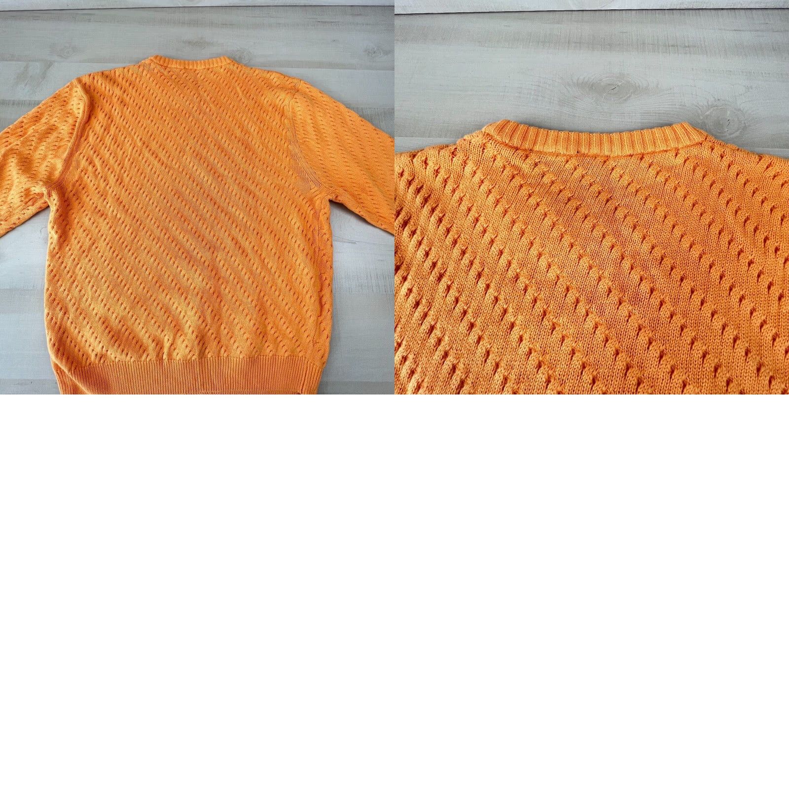 Jos. A. Bank Jos A Bank Mens Yellow Crewneck Sweater Large Cotton Casual Pullover Size US L / EU 52-54 / 3 - 8 Thumbnail