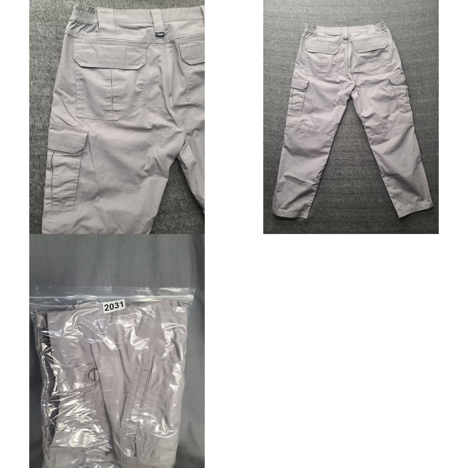 Vintage CQR Tactical Pants Mens 36x30 Relaxed Fit Ripstop Cargo Pocket Canvas Cotton Polyester Army Outdoors Workwear Size US 36 / EU 52 - 9 Thumbnail