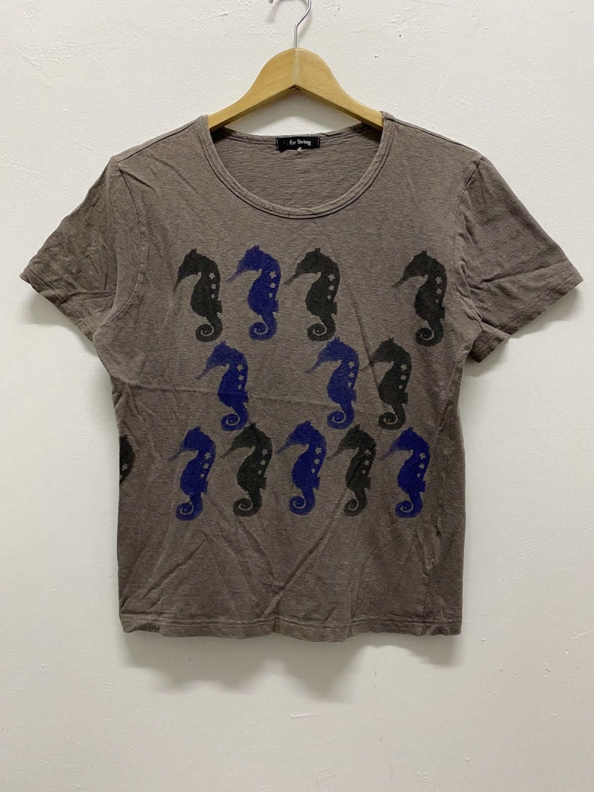 Yohji Yamamoto Yohji Yamamoto Y’s for Living Sea Horse Print Size US M / EU 48-50 / 2 - 3 Thumbnail
