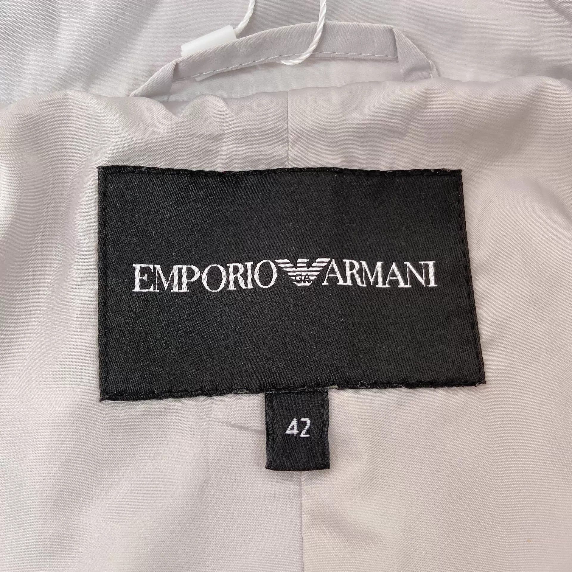 Emporio Armani Emporio Armani light gray trench coat 42 Size M / US 6-8 / IT 42-44 - 7 Thumbnail