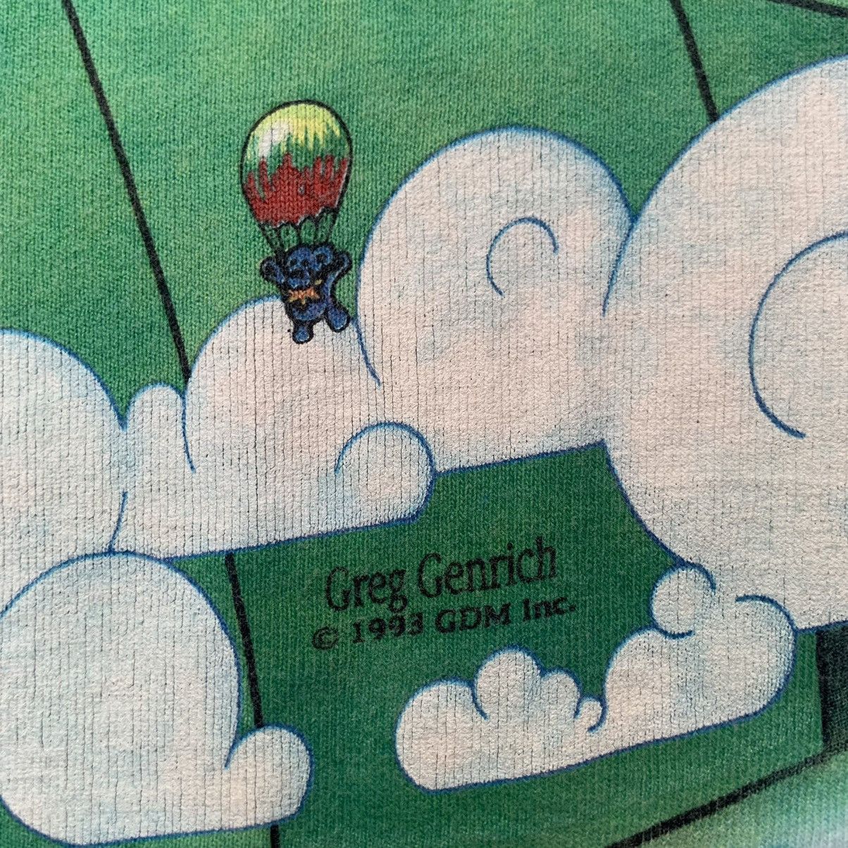 Grateful Dead Vintage 90s Liquid Blue Grateful Dead Parachute Bears Tee L Size US L / EU 52-54 / 3 - 5 Thumbnail