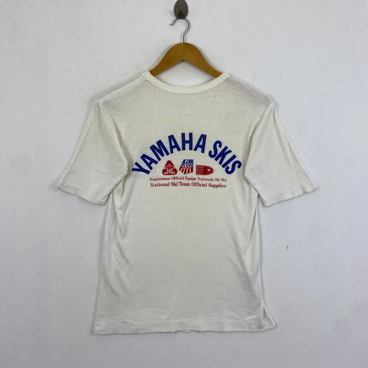 Vintage Vintage 80's YAMAHA SKI TEAM Us National Ski Team Tee Shirt Size US S / EU 44-46 / 1 - 4 Thumbnail