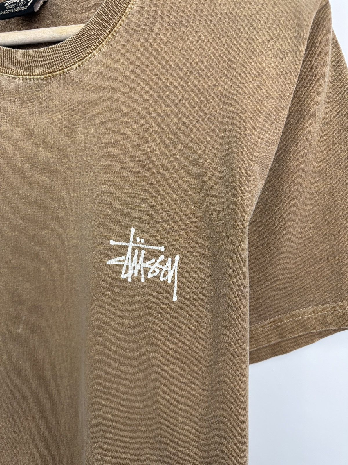 Stussy 🇺🇸 Vintage Y2K Stussy Brown Rare T-Shirt Hype Retro Size US M / EU 48-50 / 2 - 7 Thumbnail