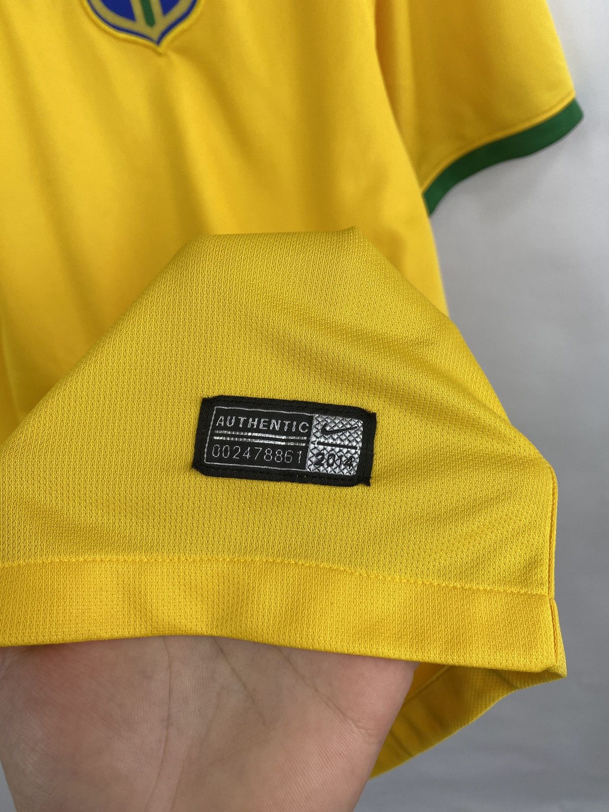 Nike 🇧🇷 Nike Brazil 2014 soccer jersey Size US L / EU 52-54 / 3 - 6 Thumbnail