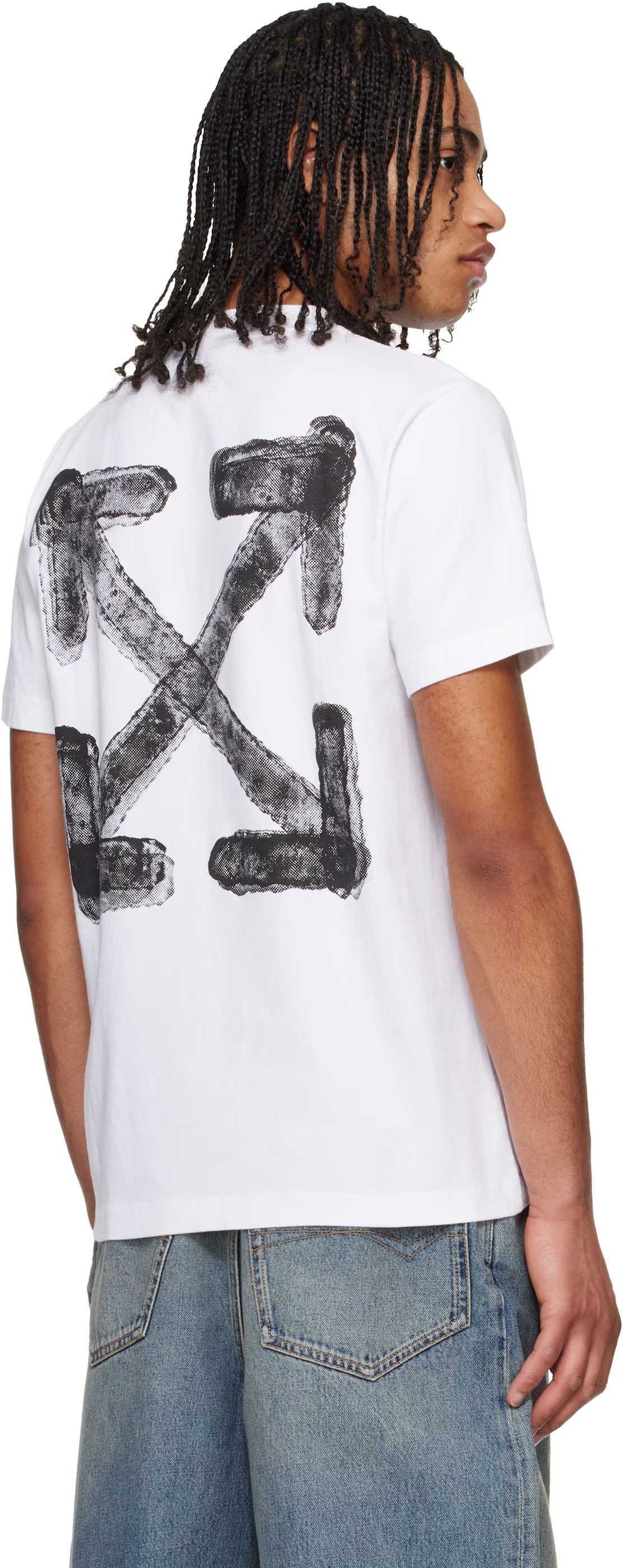 Off-White White Spray Arrows Logo T-Shirt Size US S / EU 44-46 / 1 - 5 Thumbnail