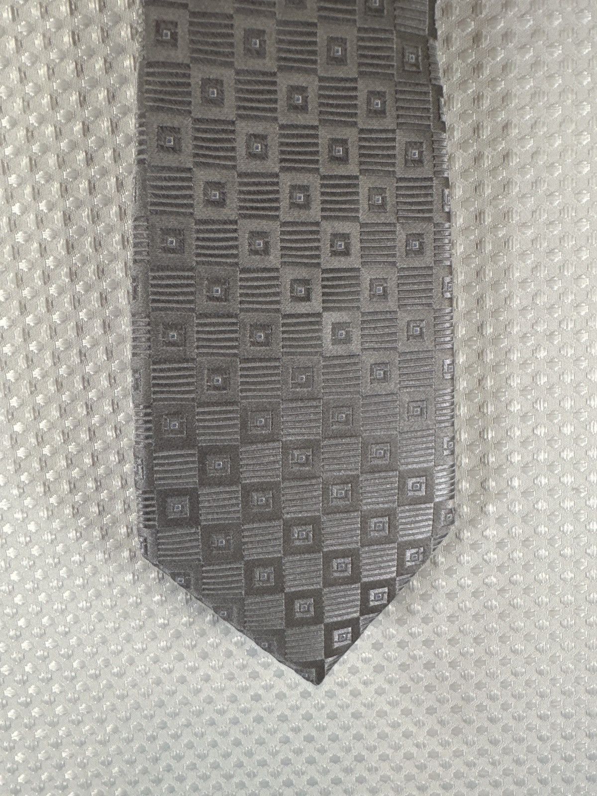 Bugatti Bugatti Silk Silver Tie Size ONE SIZE - 1 Thumbnail