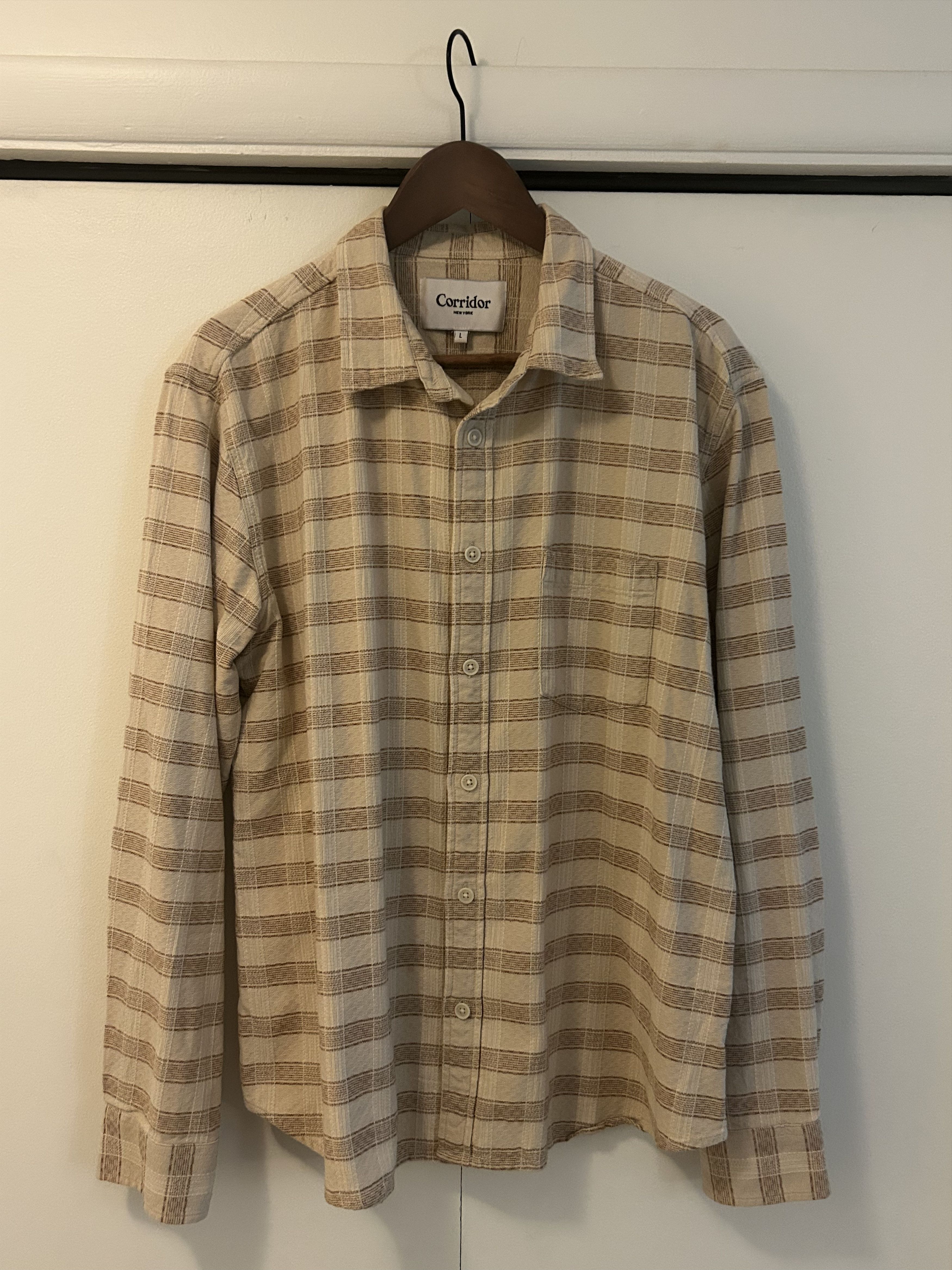 Corridor Corridor Plaid Ripple Long Sleeve Button Size US L / EU 52-54 / 3 - 1 Thumbnail