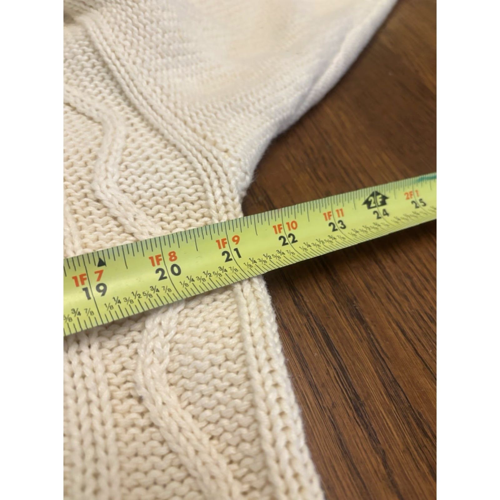 Vintage VINTAGE Ivory Wool Cable Knit Cardigan Sweater Long Sleeve Women M Size M / US 6-8 / IT 42-44 - 4 Thumbnail
