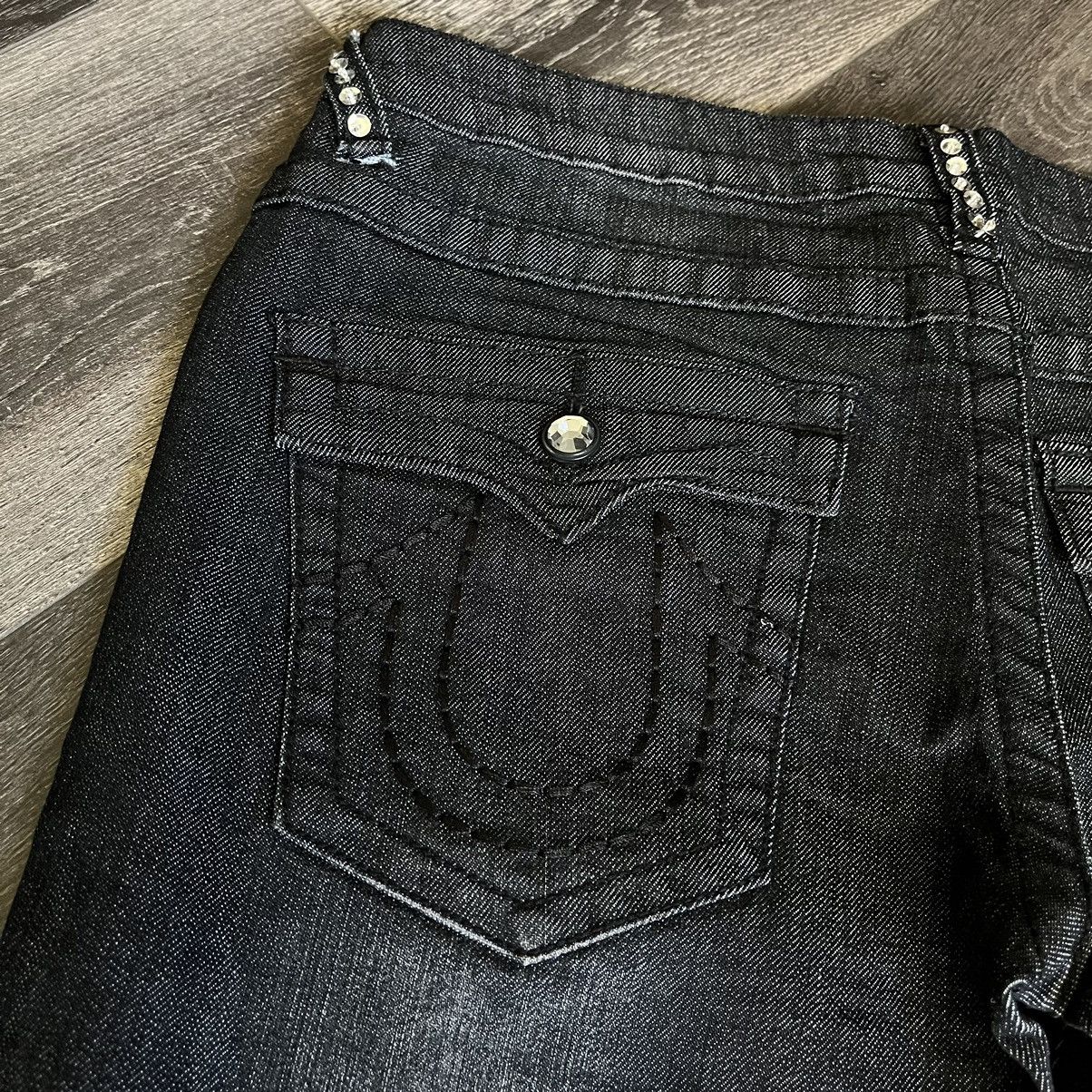 True Religion NEW Vintage 2000s True Religion Joey Super T Denim Jeans 31 Size 31" - 4 Thumbnail