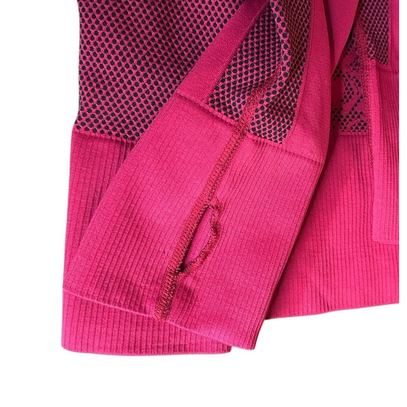 Athleta Athleta Pink Ombre Twist 1/4 Zip Thumbhole Activewear Top XL Size XL / US 12-14 / IT 48-50 - 9 Thumbnail