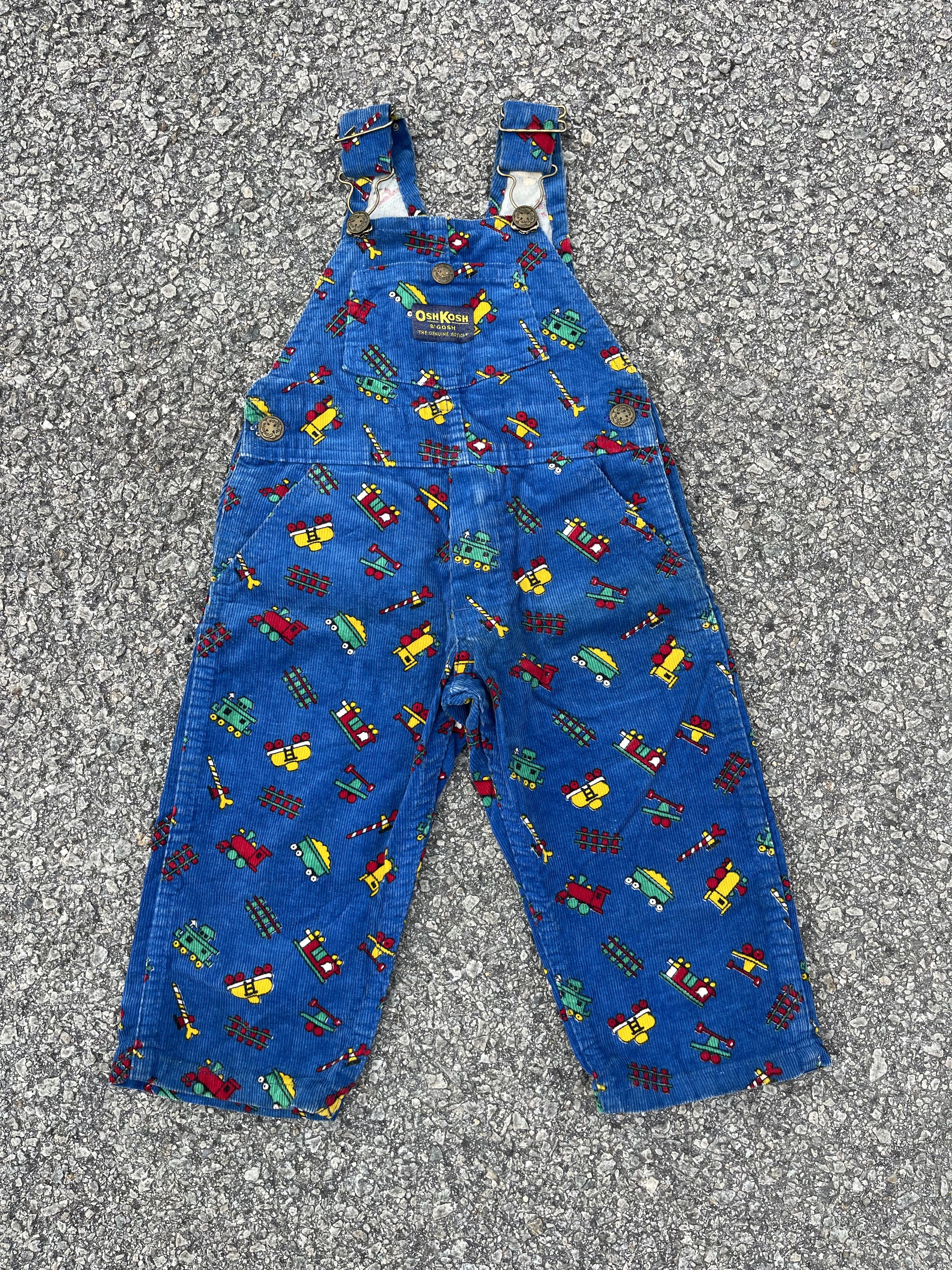 Oshkosh Vintage 70s Toddler OSHKOSH Corduroy Mini Train Size US 26 / EU 42 - 1 Thumbnail