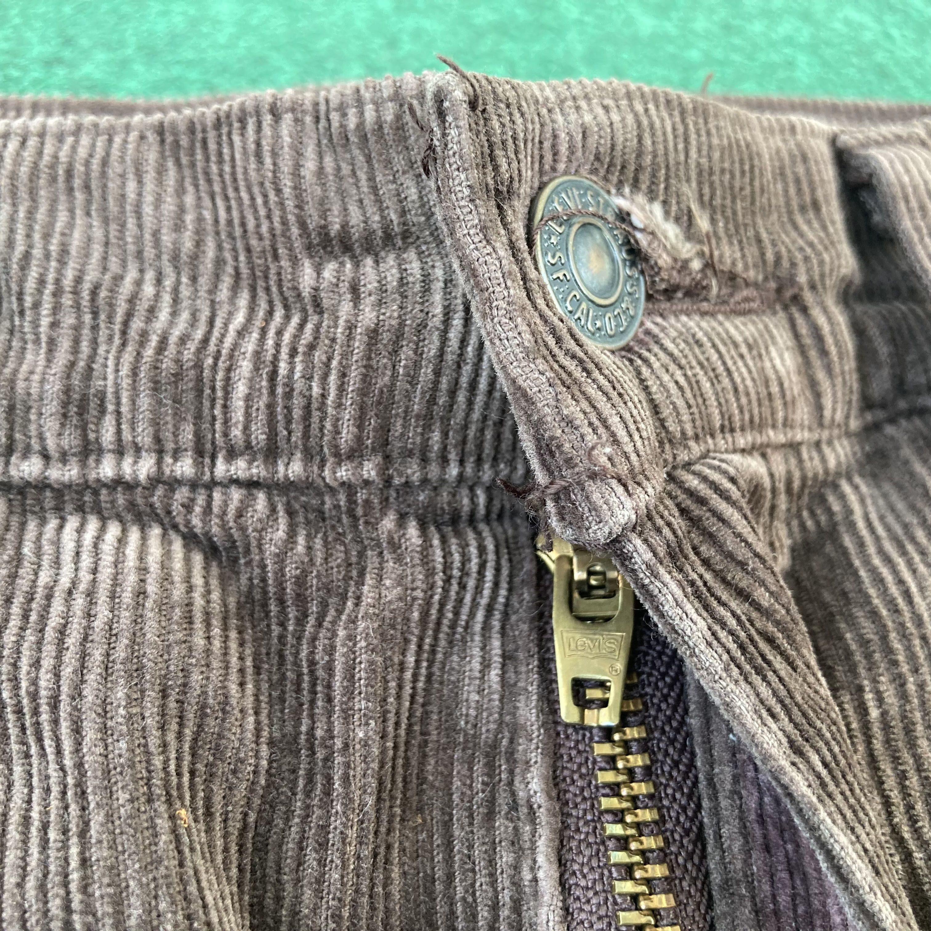 Levi's × Vintage Levis 517 Denim Flared Brown Corduroy Bootcut Jeans Size US 30 / EU 46 - 5 Thumbnail