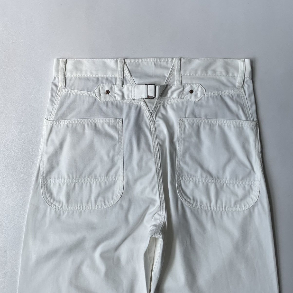 Comme des Garcons S/S 10 White Cotton Utility Work Trousers Size US 34 / EU 50 - 12 Thumbnail