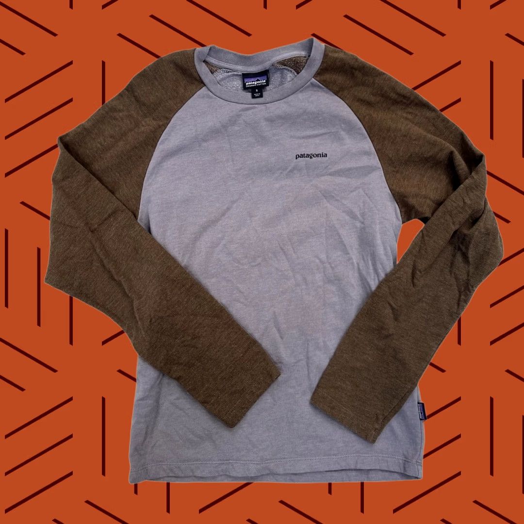 Patagonia VINTAGE Patagonia Men's P-6 Logo Lightweight Crew Sweatshirt Size S Basin Green Sweatshirt Mens 1950s 60s 70s Size US S / EU 44-46 / 1 - 1 Thumbnail