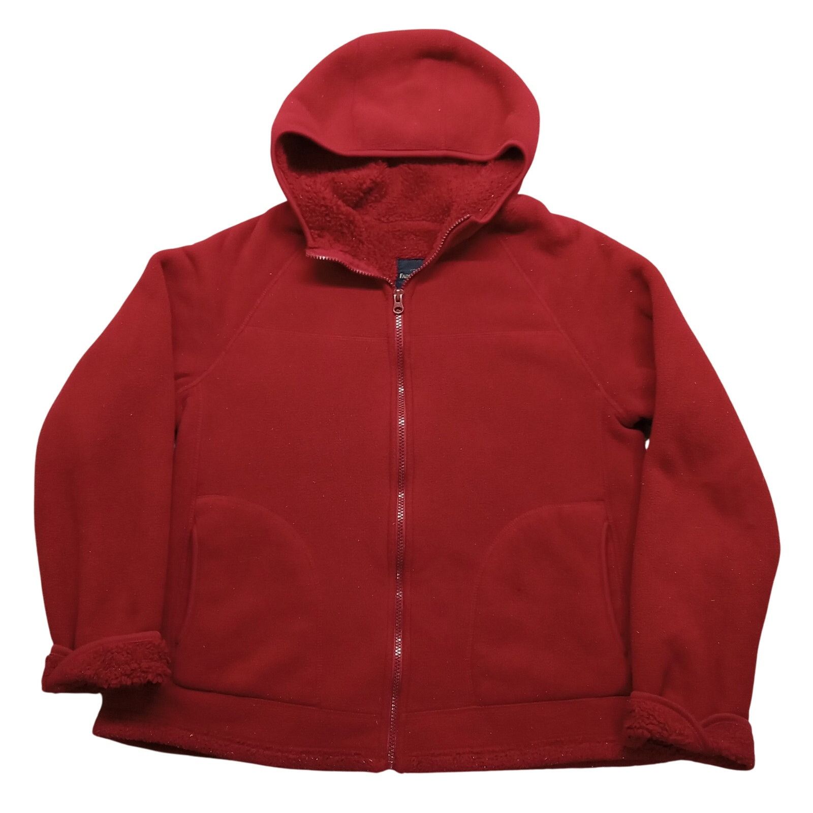 Faded Glory Faded Glory Jacket M Women's Fleece Long Sleeve Red Size M / US 6-8 / IT 42-44 - 1 Thumbnail