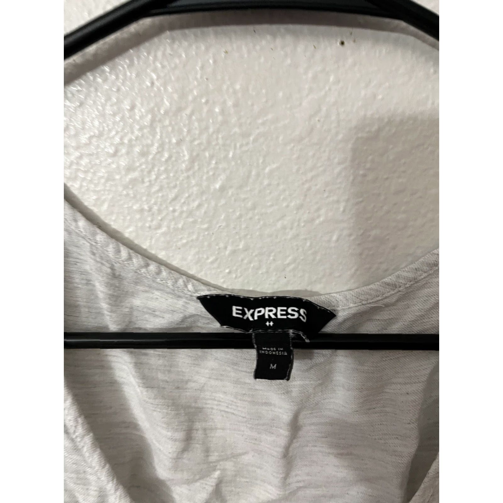 Express VINTAGE Express Women's Tank Top Sleeveless Size M Gray Rayon Casual Summer Size M / US 6-8 / IT 42-44 - 2 Thumbnail