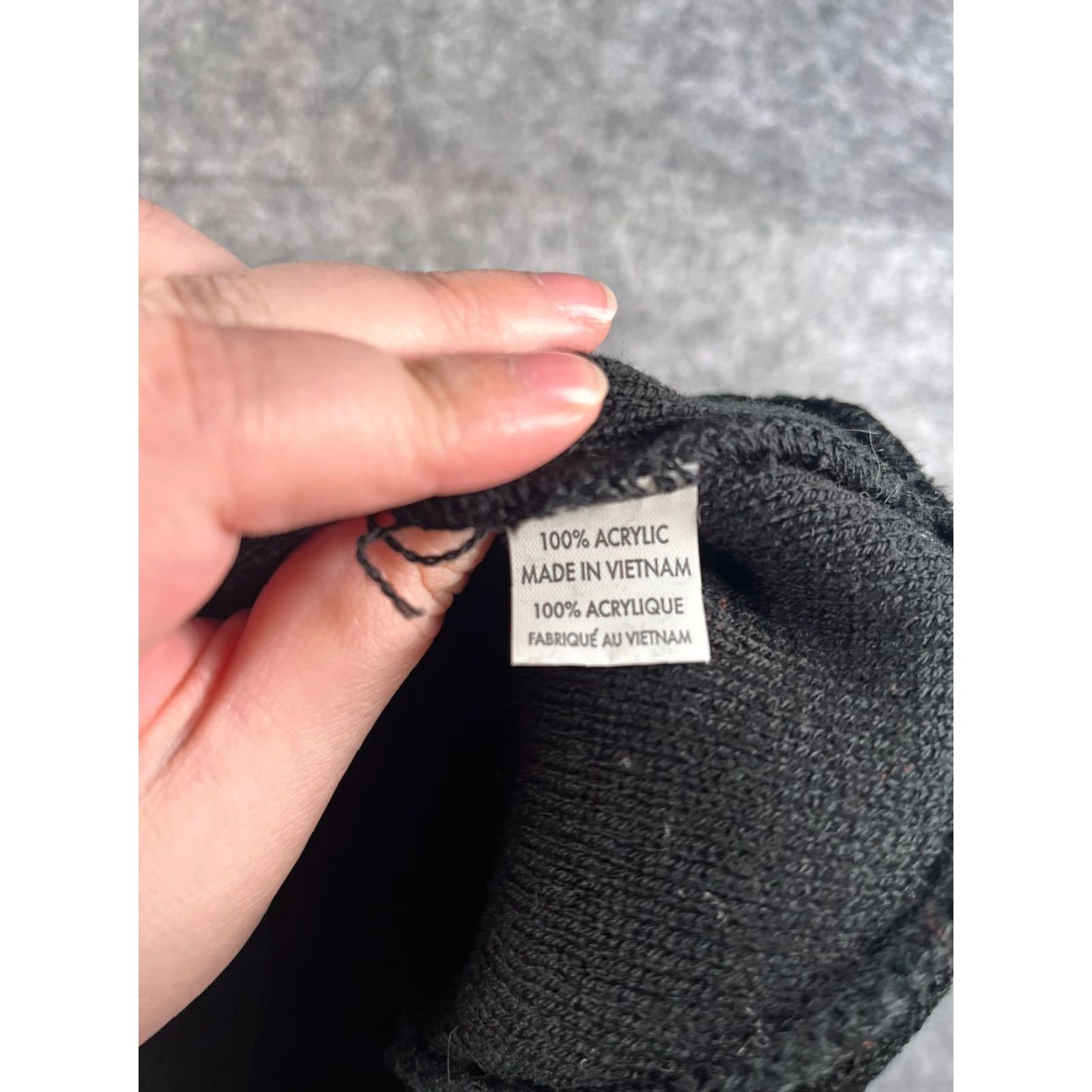 Vintage Unbranded Beanie Toque Adult One Size Black Knit Acrylic Ski Christmas Flagstaff AZ Size ONE SIZE - 7 Thumbnail