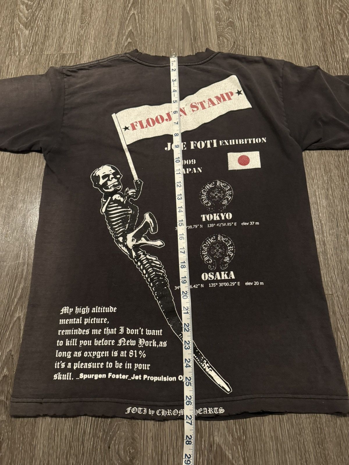 クロムハーツ 限定品 JOE FOTI Tシャツ FLOOJIN STAMP