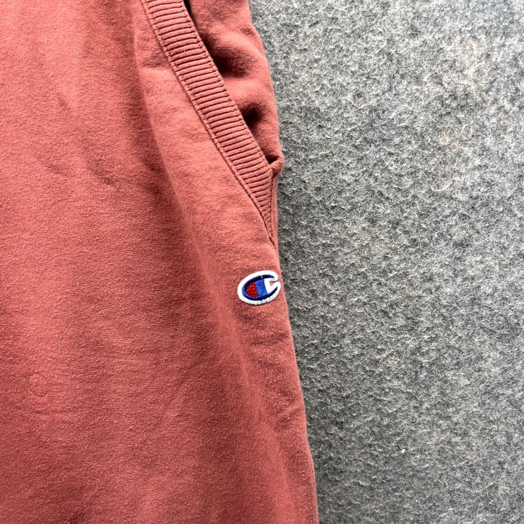 Champion Champion Sweatpants Men Medium Orange Jogger Athletic Fit Training Gym Size US 31 - 4 Thumbnail