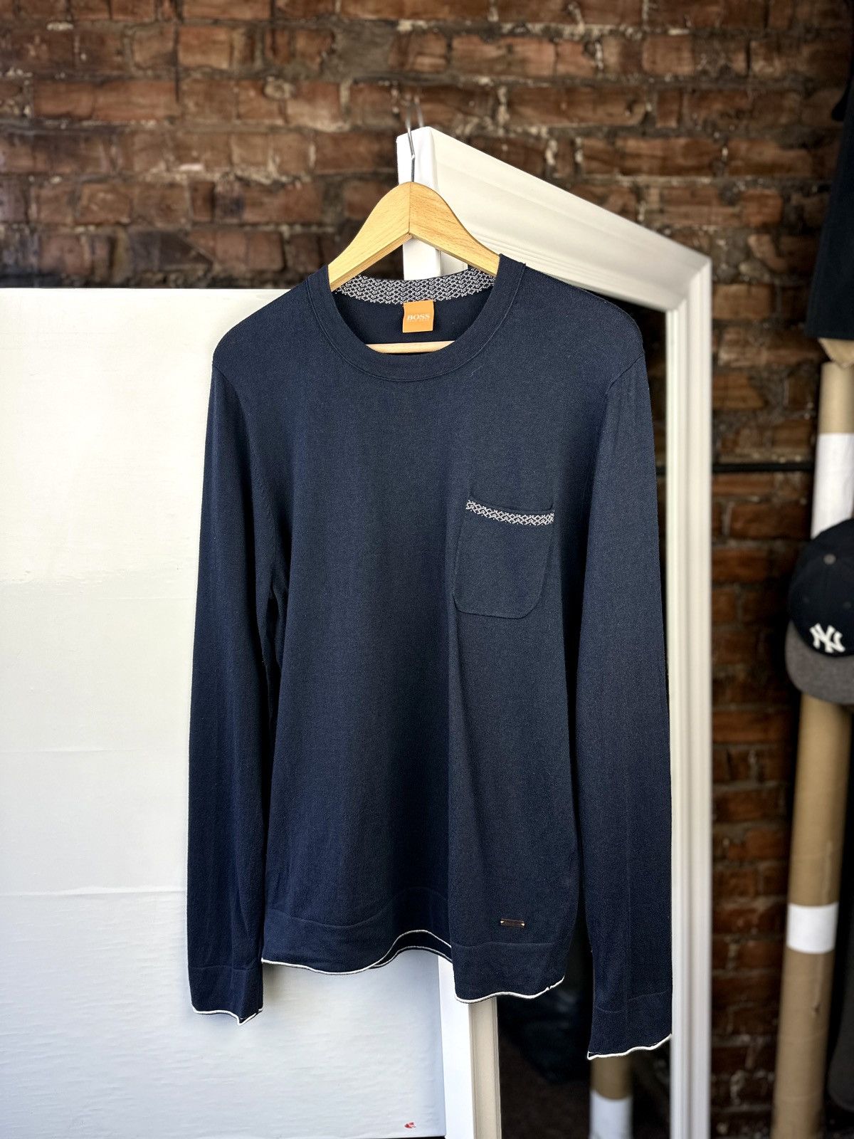 Hugo × Hugo Boss Mens Sweatshirt Hugo Boss Dark Blue Size: L Size US L / EU 52-54 / 3 - 1 Thumbnail