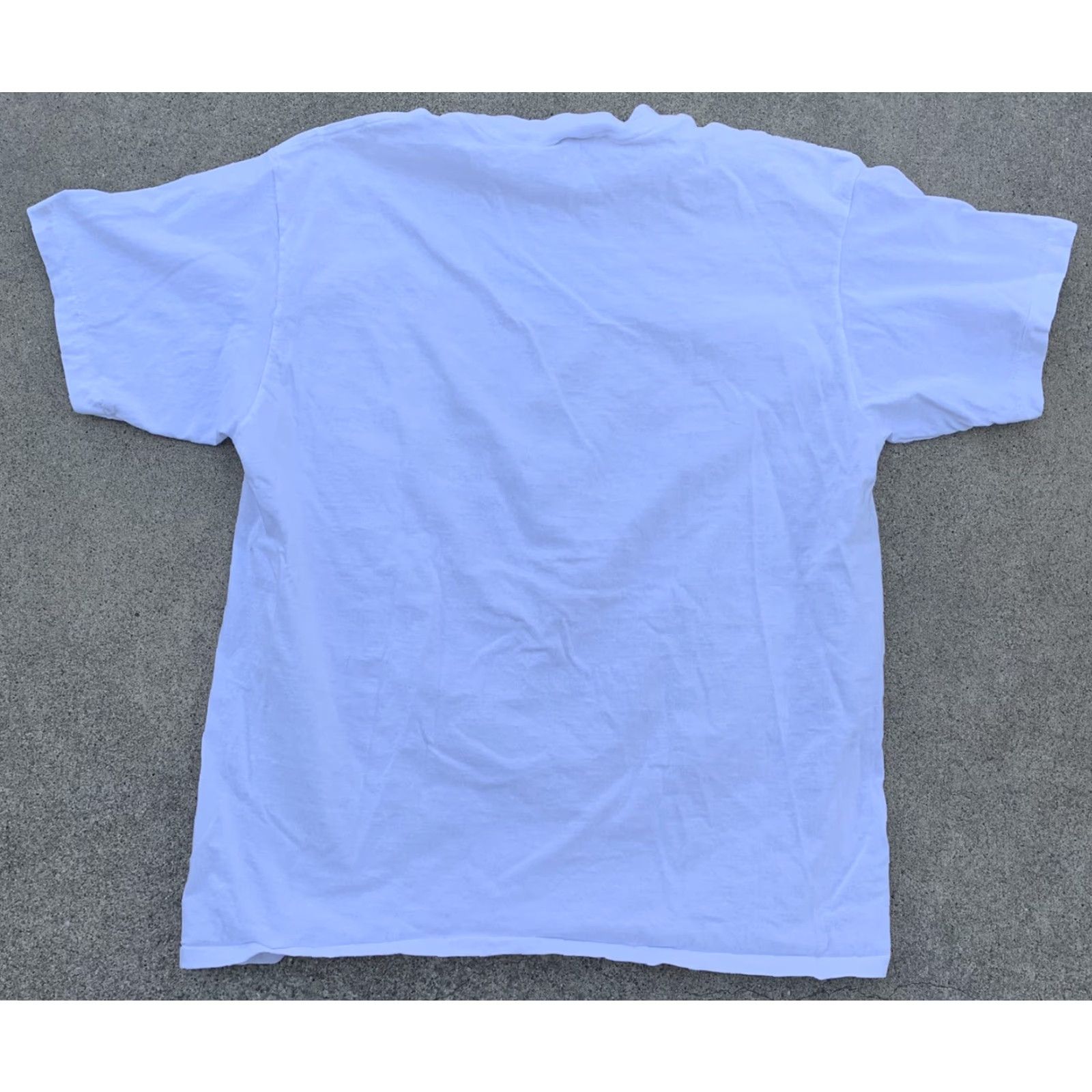 Vintage VINTAGE Oneita Power-T t-shirt Graphic Print Men's XL White Crew Neck Short Sleeve 90s Vintage Sailing Boat Zeller Ware Smooth Sailing Size US XL / EU 56 / 4 - 7 Thumbnail