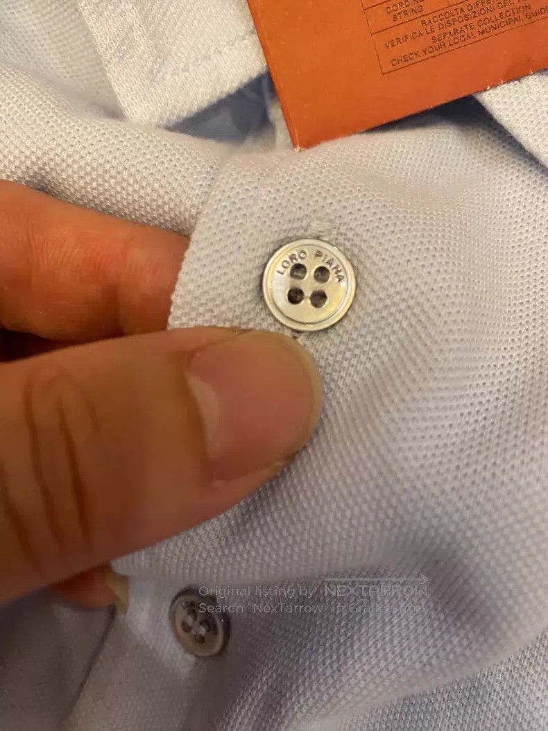 Loro Piana Loro Piana Italian-produced polo shirt Size US L / EU 52-54 / 3 - 6 Thumbnail