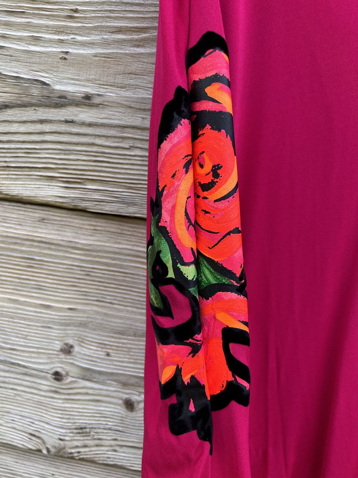 Louis Vuitton × Stephen Sprouse Louis Vuitton Stephen Sprouse Floral Rose Long Sleeve Dress Size XXS / US 00 / IT 34 - 4 Thumbnail