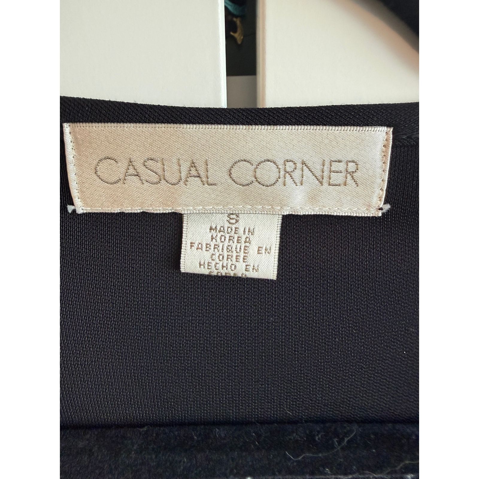 Other Casual Corner Black Midi Sleeveless Dress Women 8 - G015 Size M / US 6-8 / IT 42-44 - 4 Thumbnail
