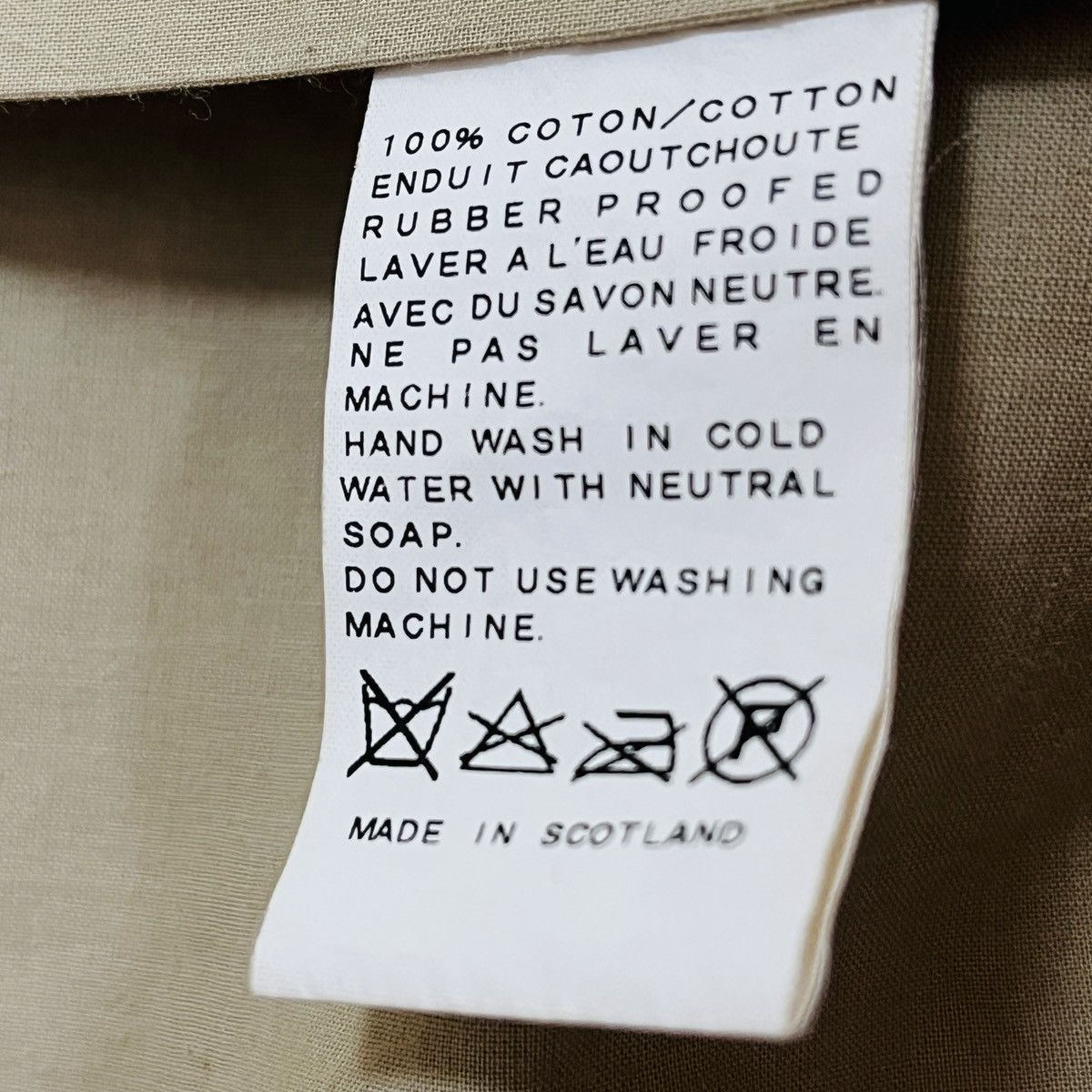 Mackintosh Mackintosh Trench Coat Made In Scotland Handmade Jacket Size US S / EU 44-46 / 1 - 19 Thumbnail
