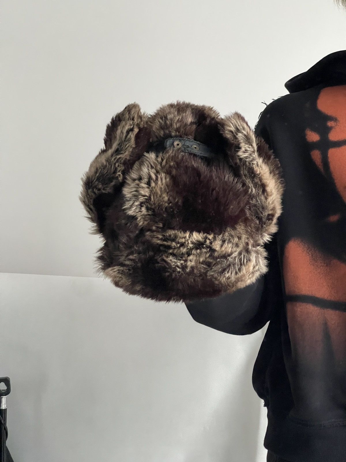 Japanese Brand Vintage fuzzy mohair japanese ushanka hat avant garde Size ONE SIZE - 5 Thumbnail