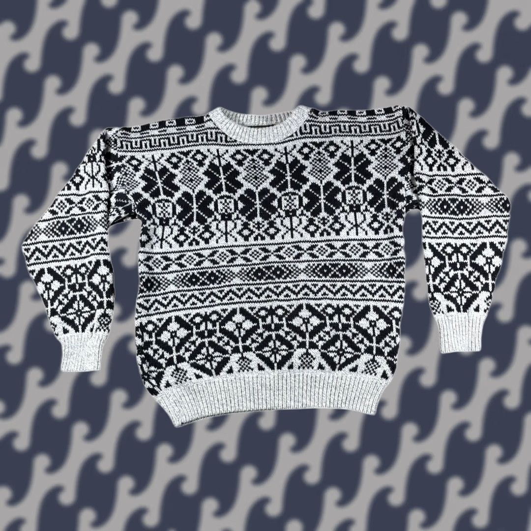 Croft & Barrow VINTAGE Croft & Barrow Sweater Nordic Fair Isle L USA 90s Mens Size US L / EU 52-54 / 3 - 1 Thumbnail