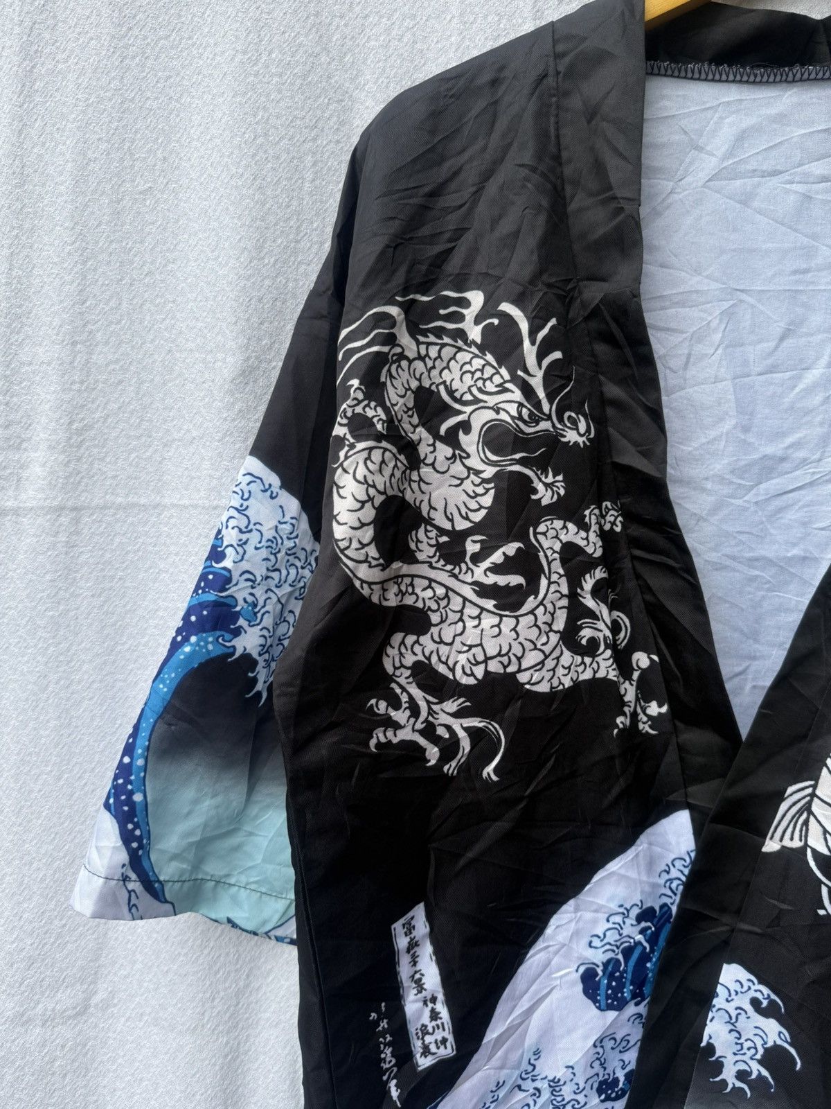 Yohji Yamamoto Kimono japan sukajan traditional dragon & fish shirt Size US L / EU 52-54 / 3 - 4 Thumbnail