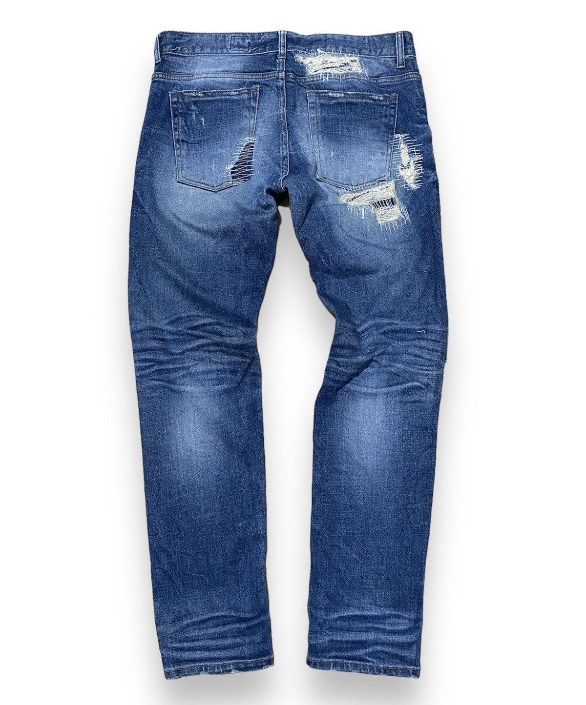Vintage Crazy Mosquito distressed ripped jeans Size US 33 - 2 Thumbnail