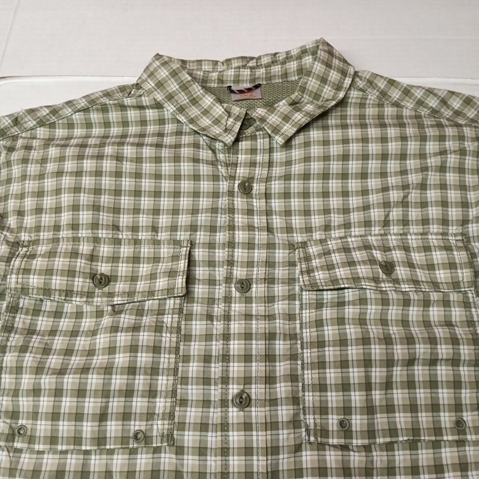 Other Ozark Trail Upstream Shirt Men XL (46-48) Green Plaid Vented Size US XL / EU 56 / 4 - 3 Thumbnail