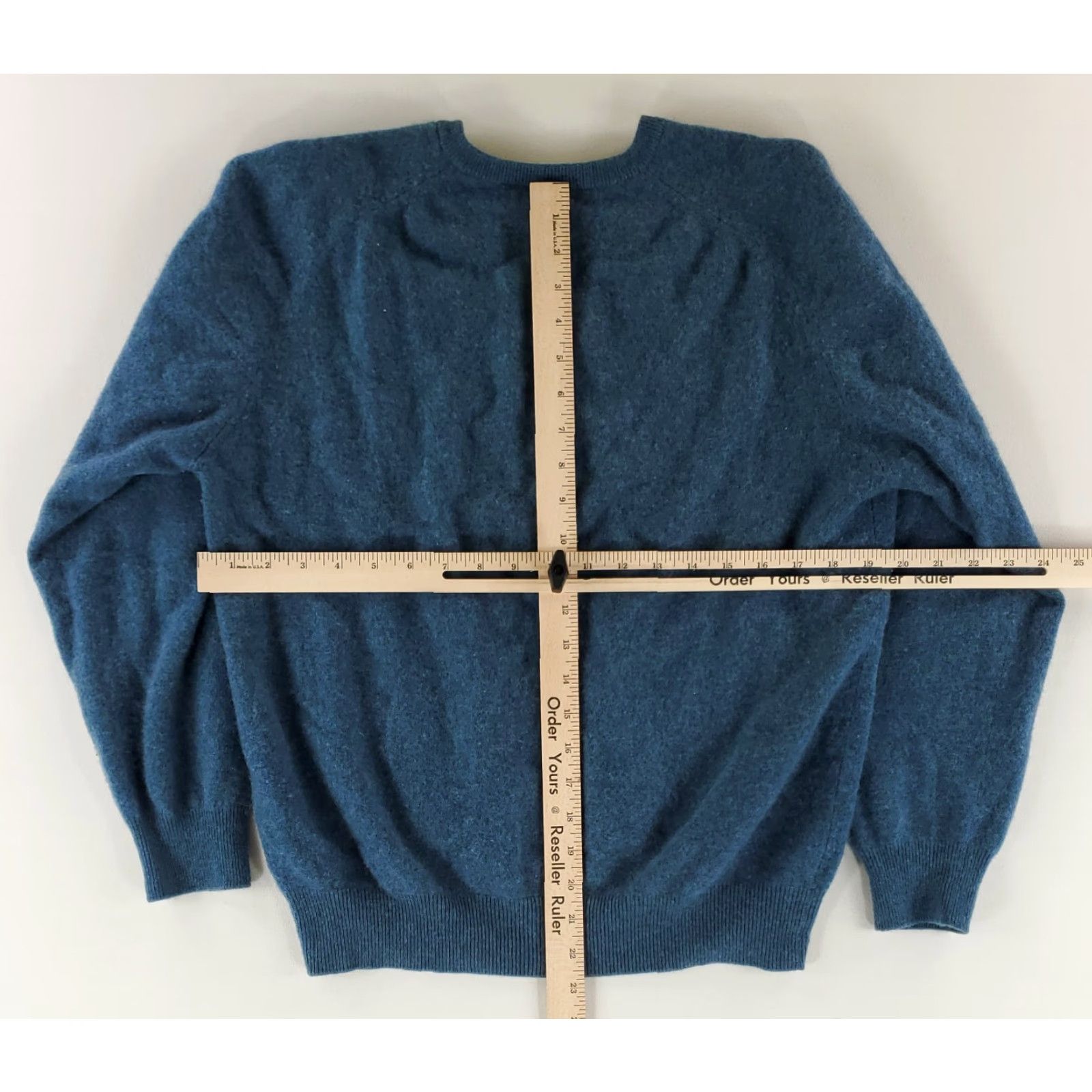 Vintage Braemar Sweater 100% Cashmere V Neck Blue Long Sleeve Mens M Size US M / EU 48-50 / 2 - 7 Thumbnail