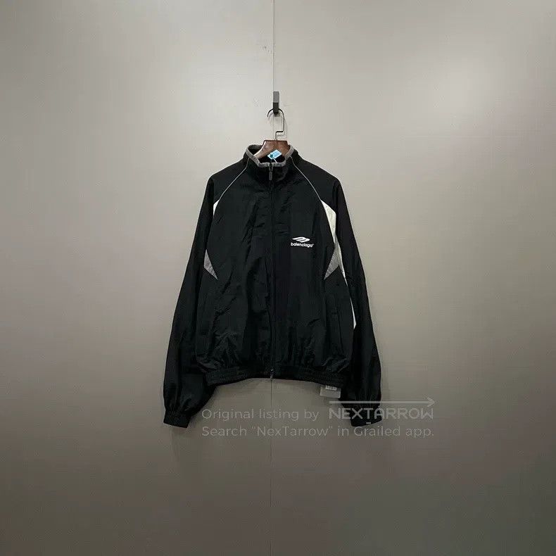 Balenciaga Balenciaga Printed Logo Tracksuit Jacket Size US S / EU 44-46 / 1 - 1 Thumbnail