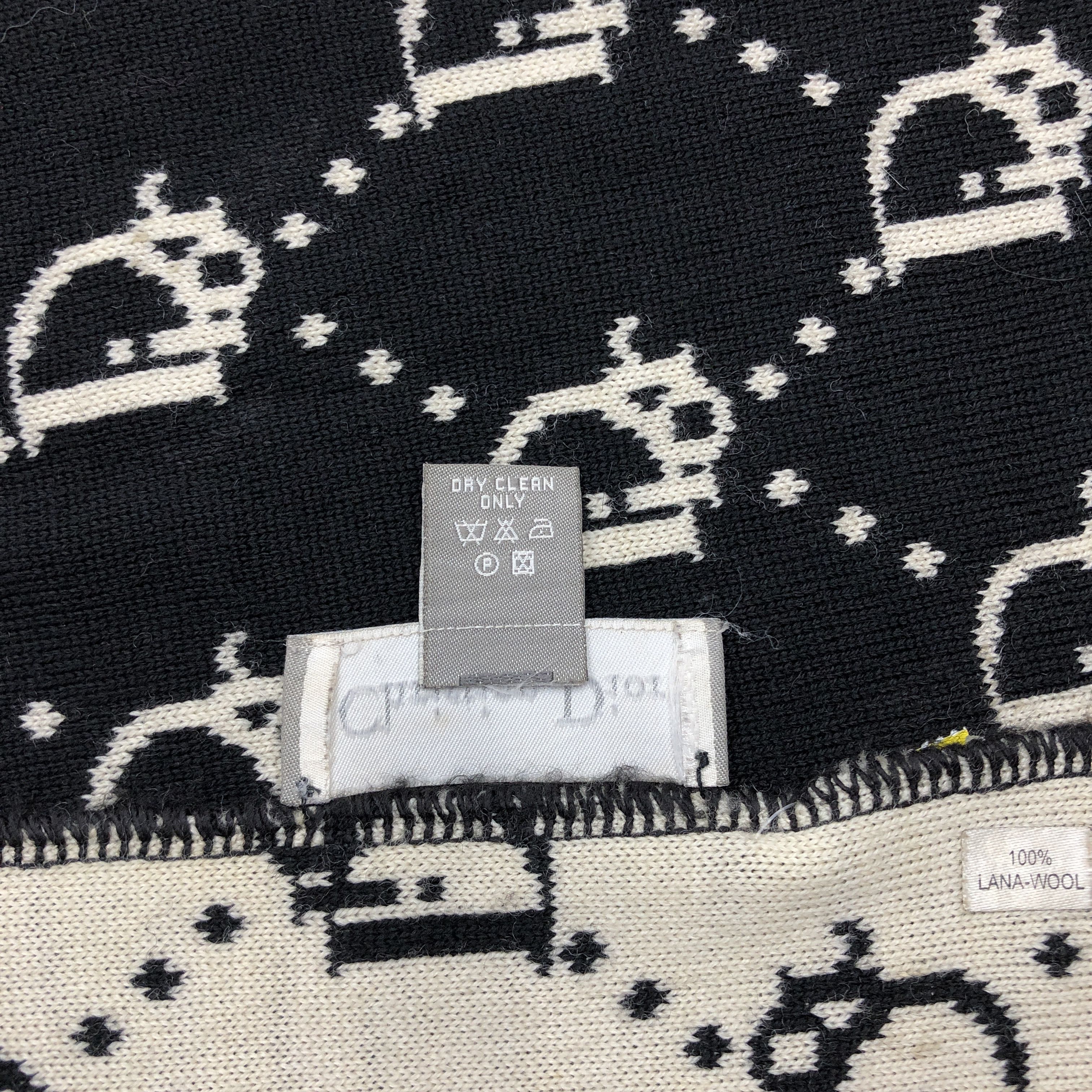 Christian Dior Monsieur Vintage Christian Dior Scarf Dior Trotter Wool Scarves Size ONE SIZE - 8 Thumbnail
