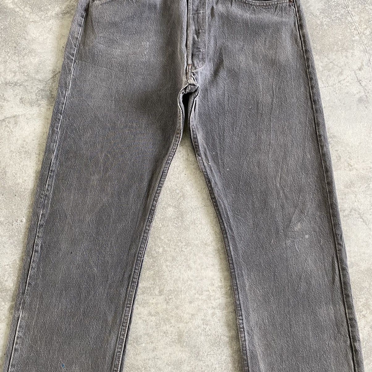 Levi's Vintage Late 80’s Levis 501 Ash Grey Denim Jeans Size US 33 - 4 Thumbnail