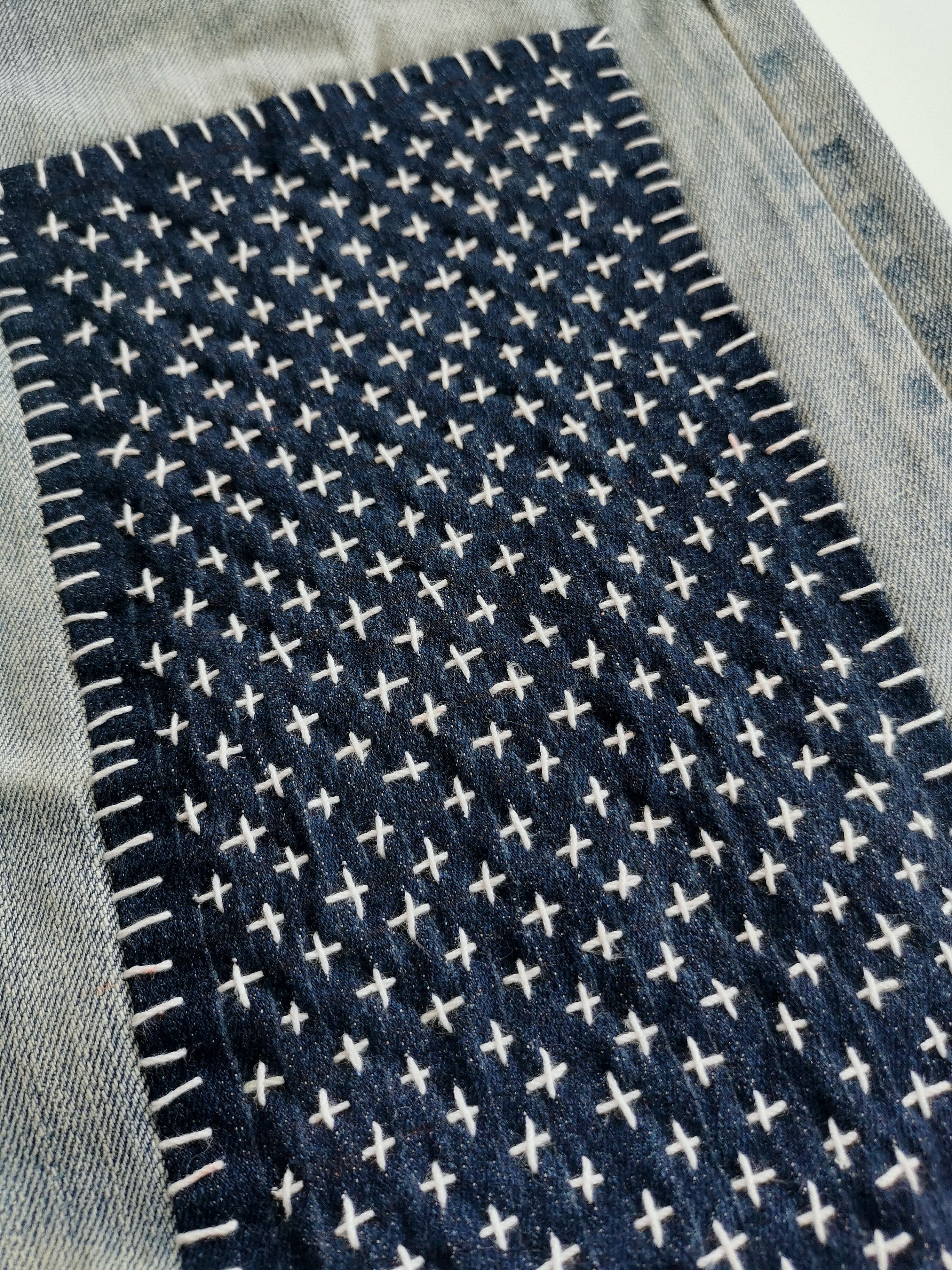 Kapital Edwin Selvedge Sashiko,Boro Kapital Inspired Size US 33 - 2 Thumbnail