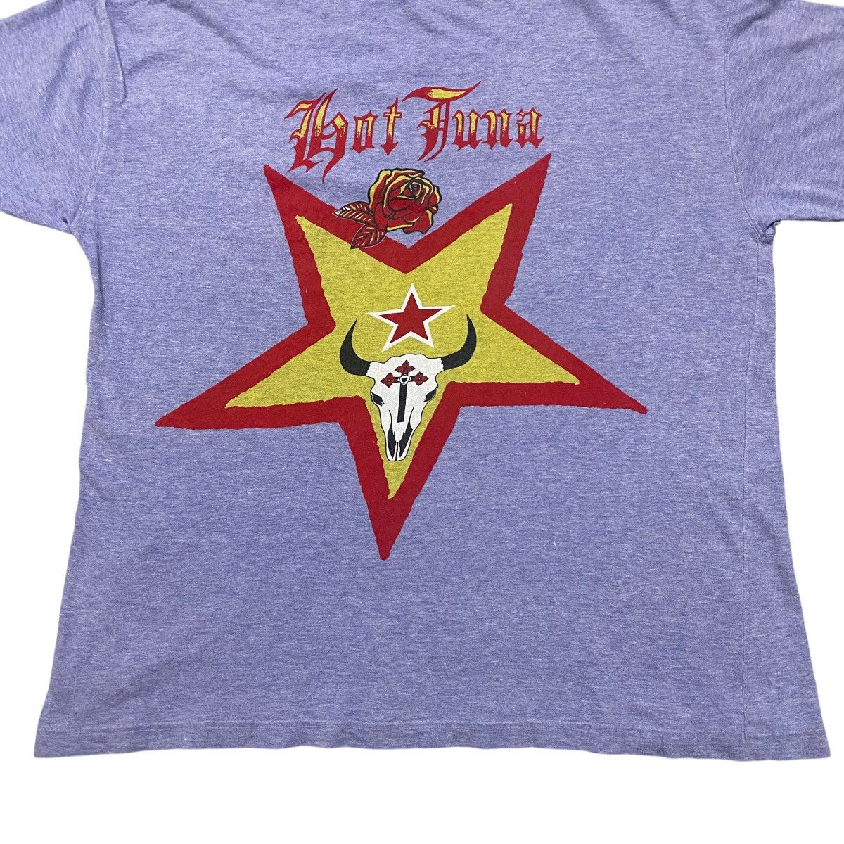 Hot Tuna Vintage 90s Hot Tuna Skateboard Bones Pentagram Shirt Size US M / EU 48-50 / 2 - 10 Thumbnail