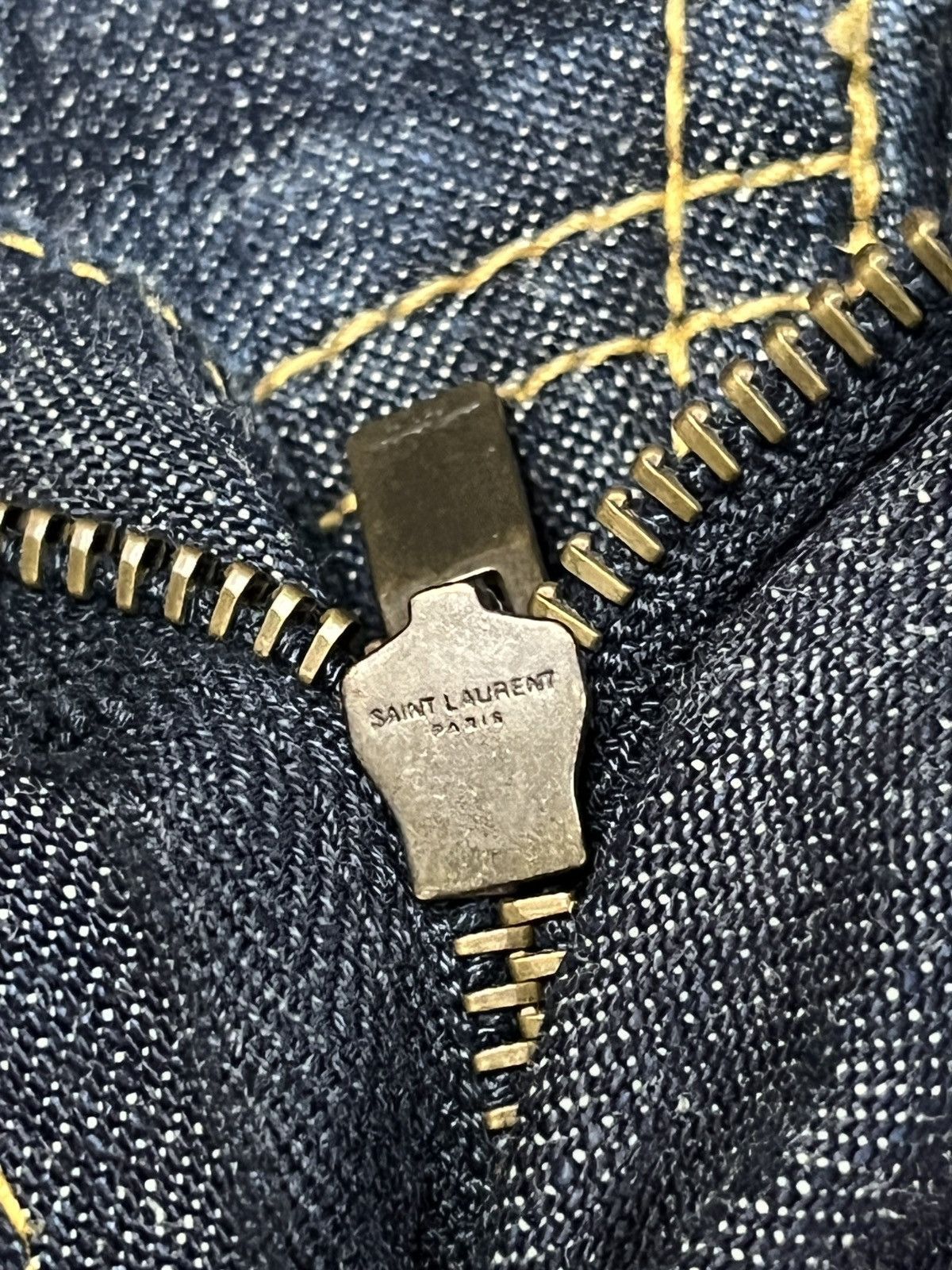 Saint Laurent Paris SLP Hedi Slimane D02 Skinny Stretch Jeans Size US 31 - 11 Thumbnail