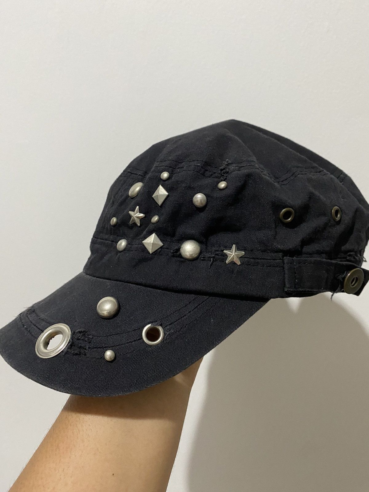 If Six Was Nine × Japanese Brand × Le Grande Bleu (L.G.B.) 2000s hat gothic distressed studded punk ifsixwasnine lgb Size ONE SIZE - 3 Thumbnail