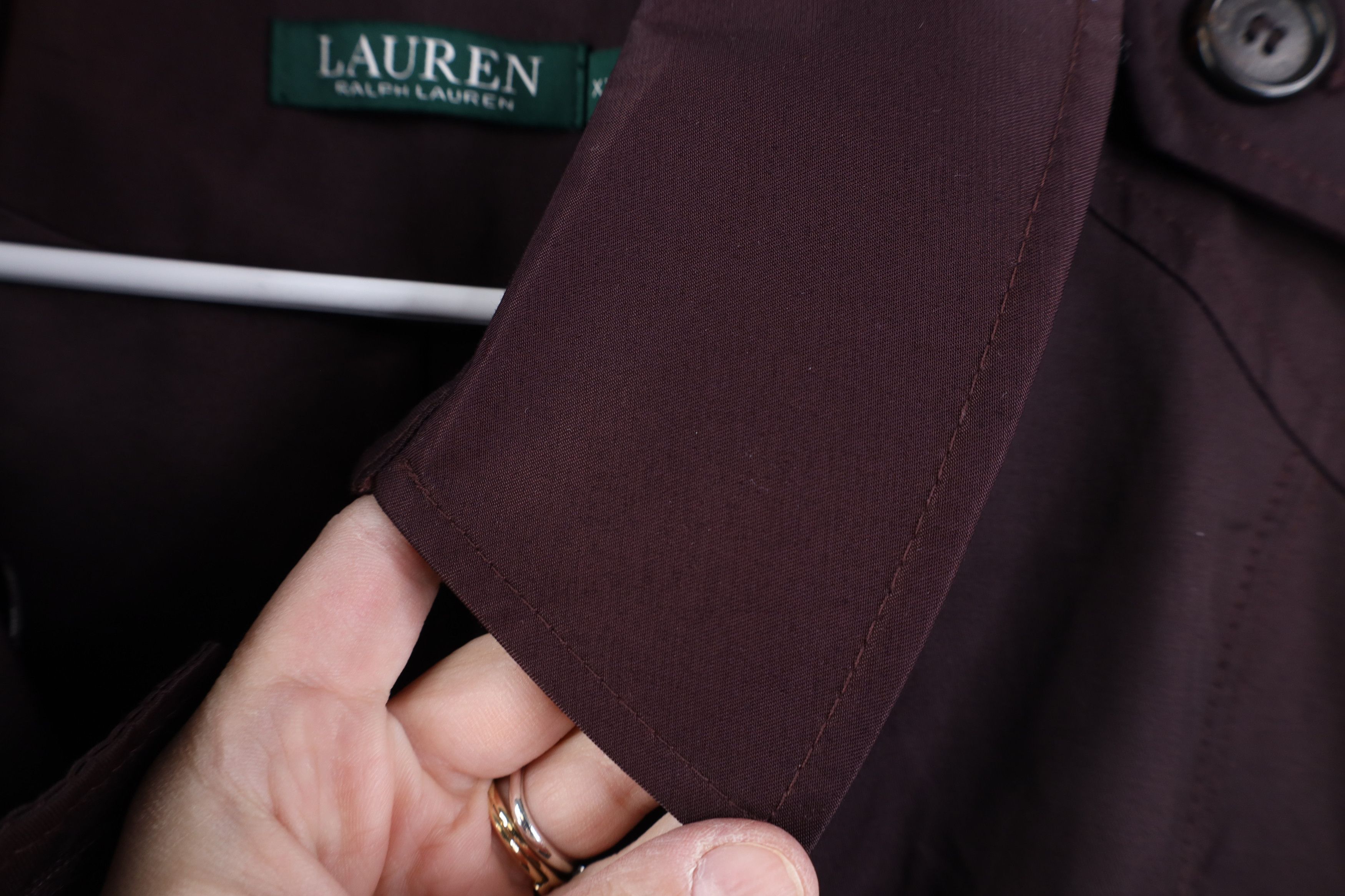 Polo Ralph Lauren Vintage Ralph Lauren Belted Trench Coat Rain Jacket Purple Size XXL / US 16-18 / IT 52-54 - 5 Thumbnail