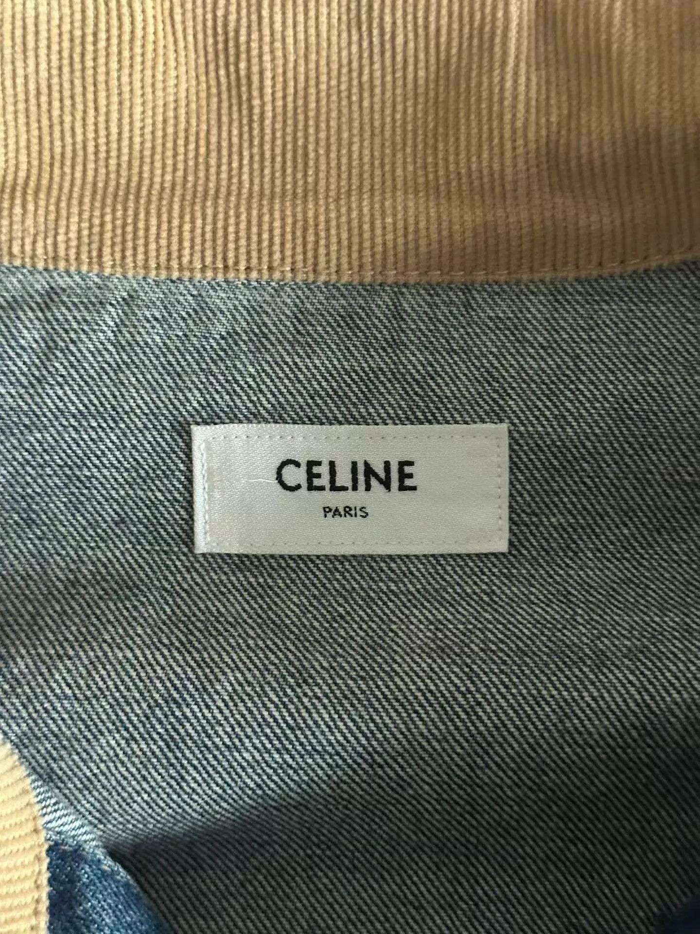 Celine CELINE Back Logo Denim Jacket Women's XS Size XS / US 0-2 / IT 36-38 - 3 Thumbnail