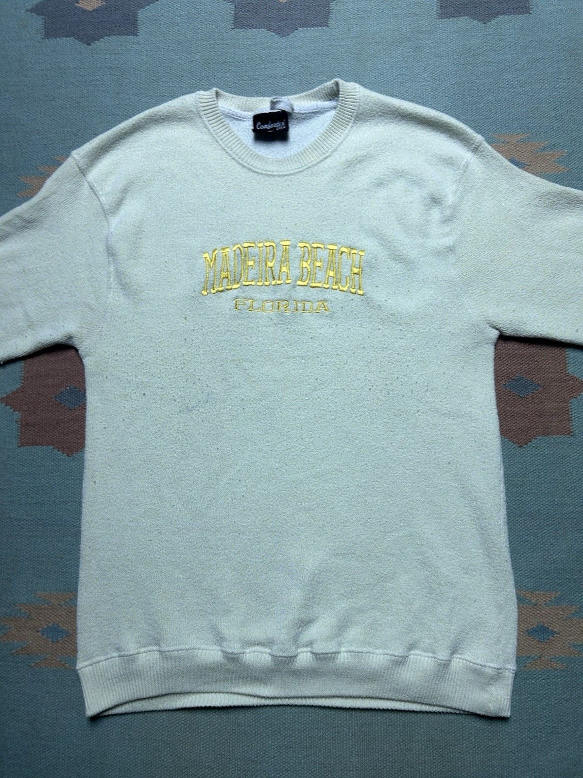 Vintage Vtg sweatshirt Madera Beach Florida ocean beach large long Size US L / EU 52-54 / 3 - 2 Thumbnail