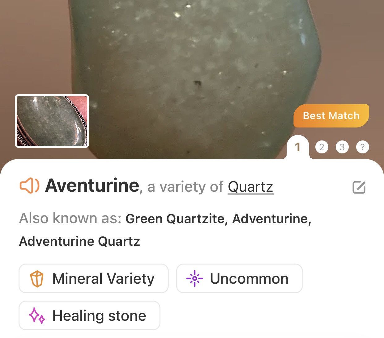 Handmade Handcrafted framed oval aventurine 925 sterling necklace Size ONE SIZE - 9 Thumbnail