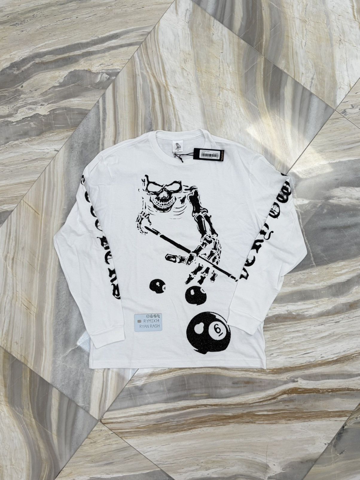 October's Very Own OVO Skeleton Long Sleeve Tee - White Size US M / EU 48-50 / 2 - 1 Thumbnail