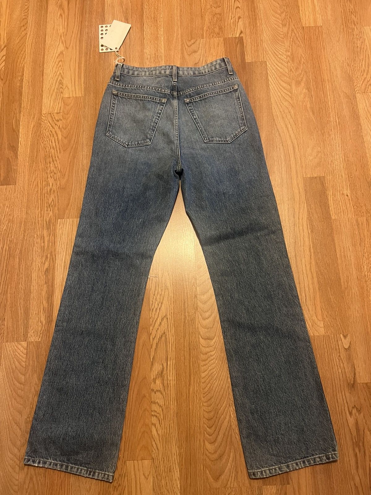 KHAITE Khaite Danielle jeans denim 30 NWT high rise straight leg Size 30" / US 8 / IT 44 - 9 Thumbnail