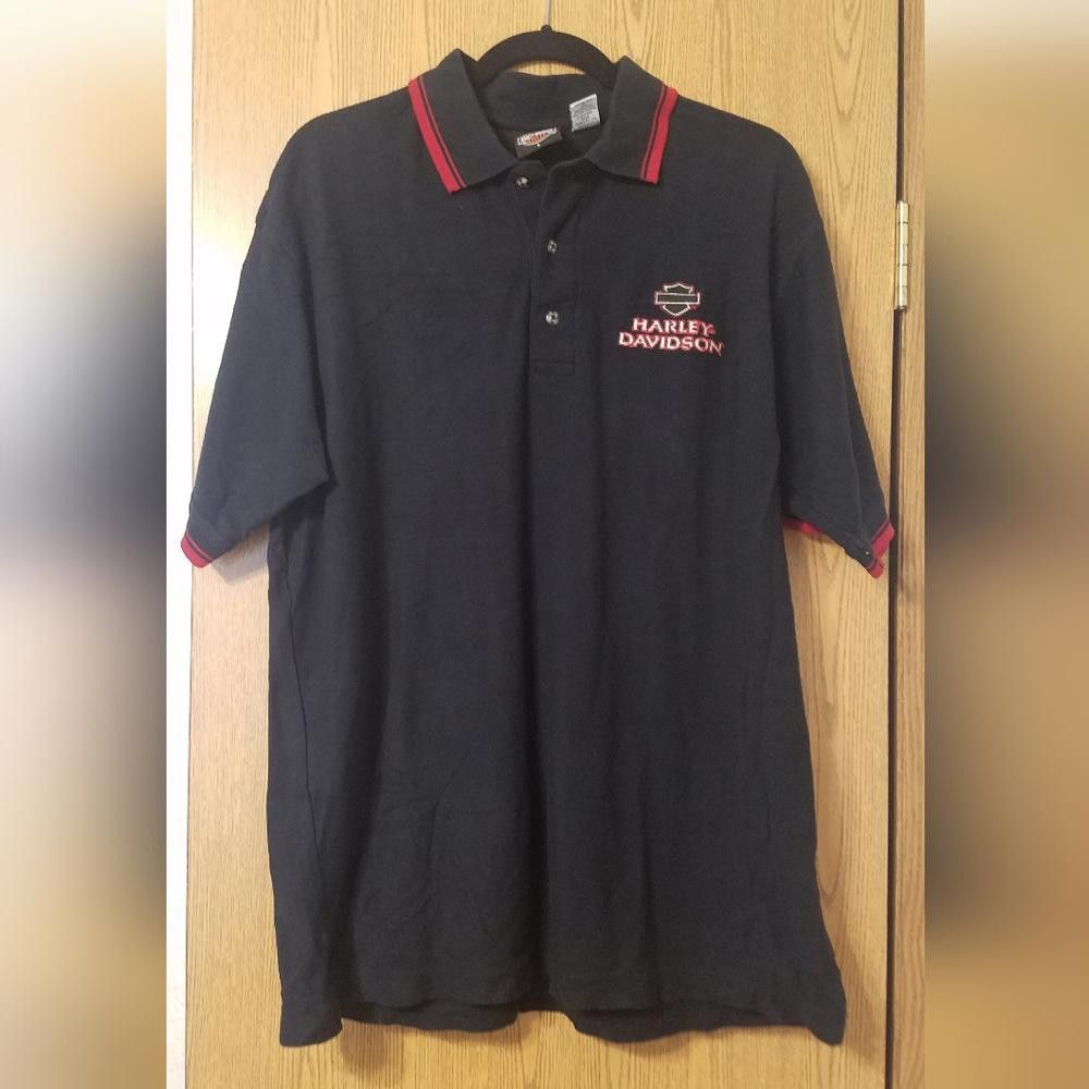 Harley Davidson Harley-Davidson Polo Size Large Size US L / EU 52-54 / 3 - 1 Thumbnail