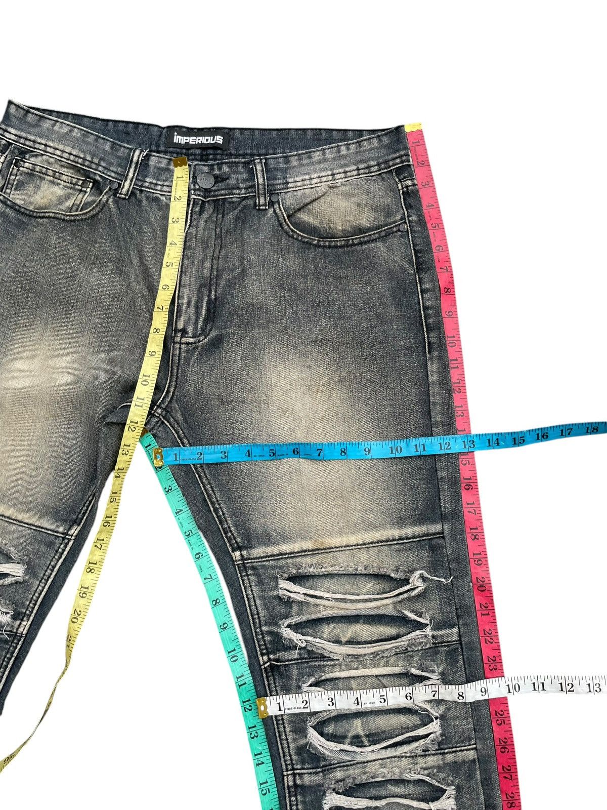 Imperious Imperious Distresed Denim Size US 37 - 11 Thumbnail